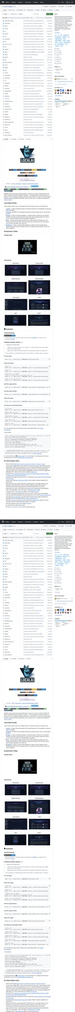 LocalAI GitHub 页面