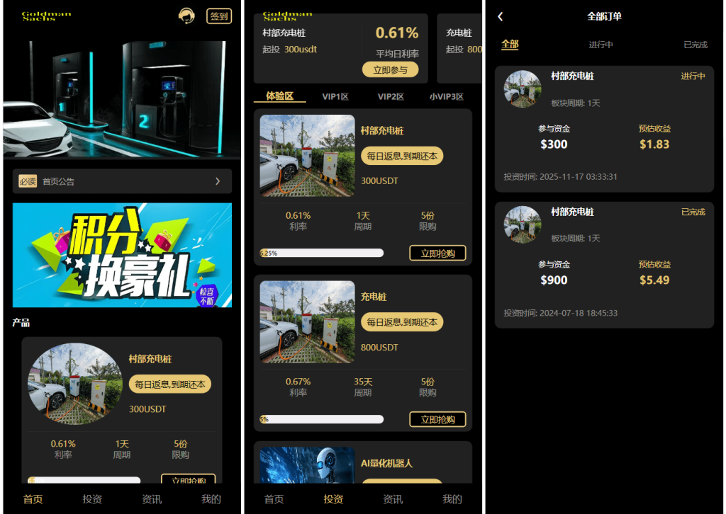  Fidelity充电桩投资理财系统源码-前端uniapp纯源码+后端PHP初晨源码之家-网站源码-小程序源码-网页源码-游戏源码2026 最新网站源码下载 - WordPress/小程序/商城系统 - 初晨源码之家